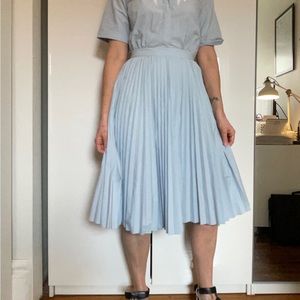 Maje blue cutout back dress